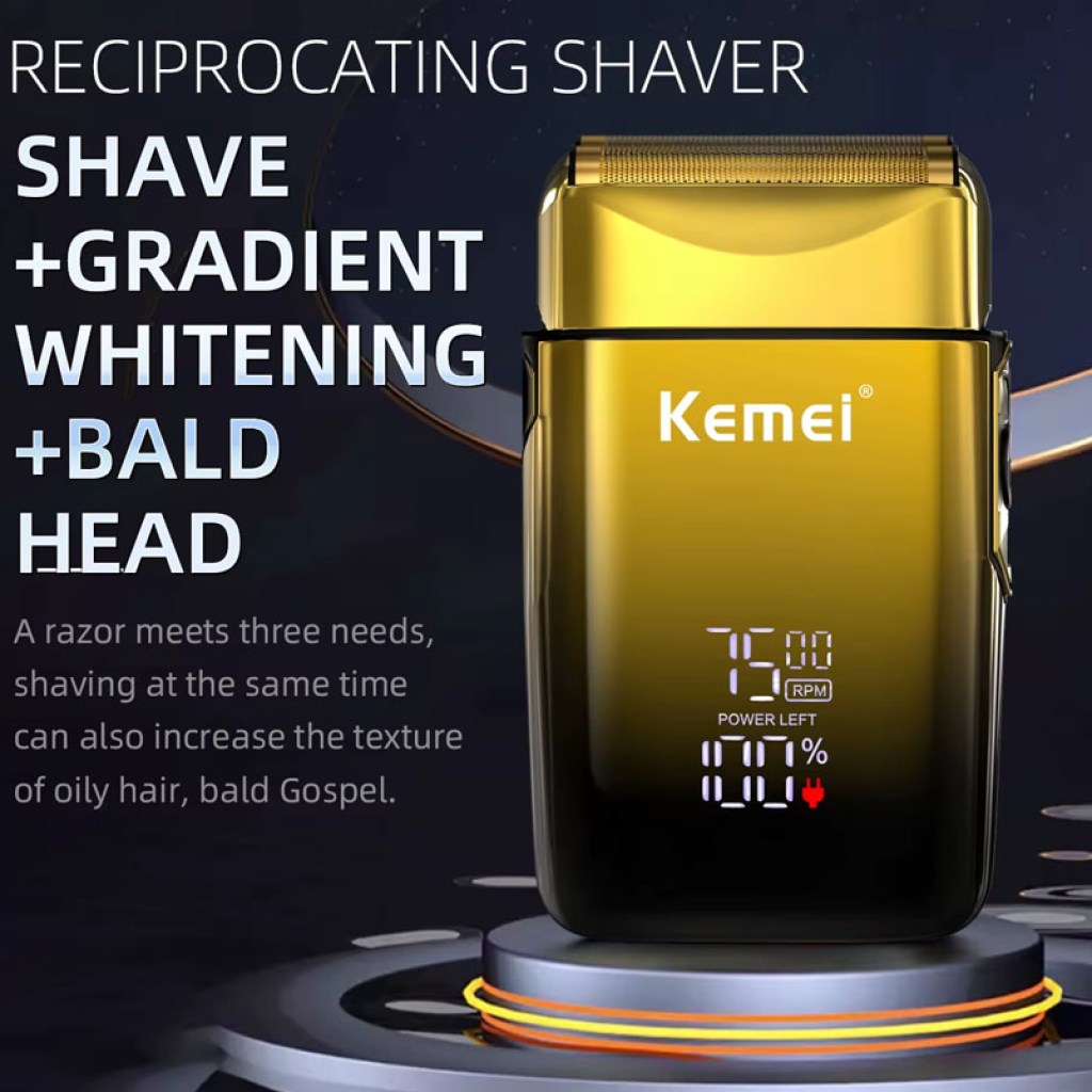 επαναφορτιζόμενη-ξυριστική-μηχανή-προσώπου-km-tx10-kemei